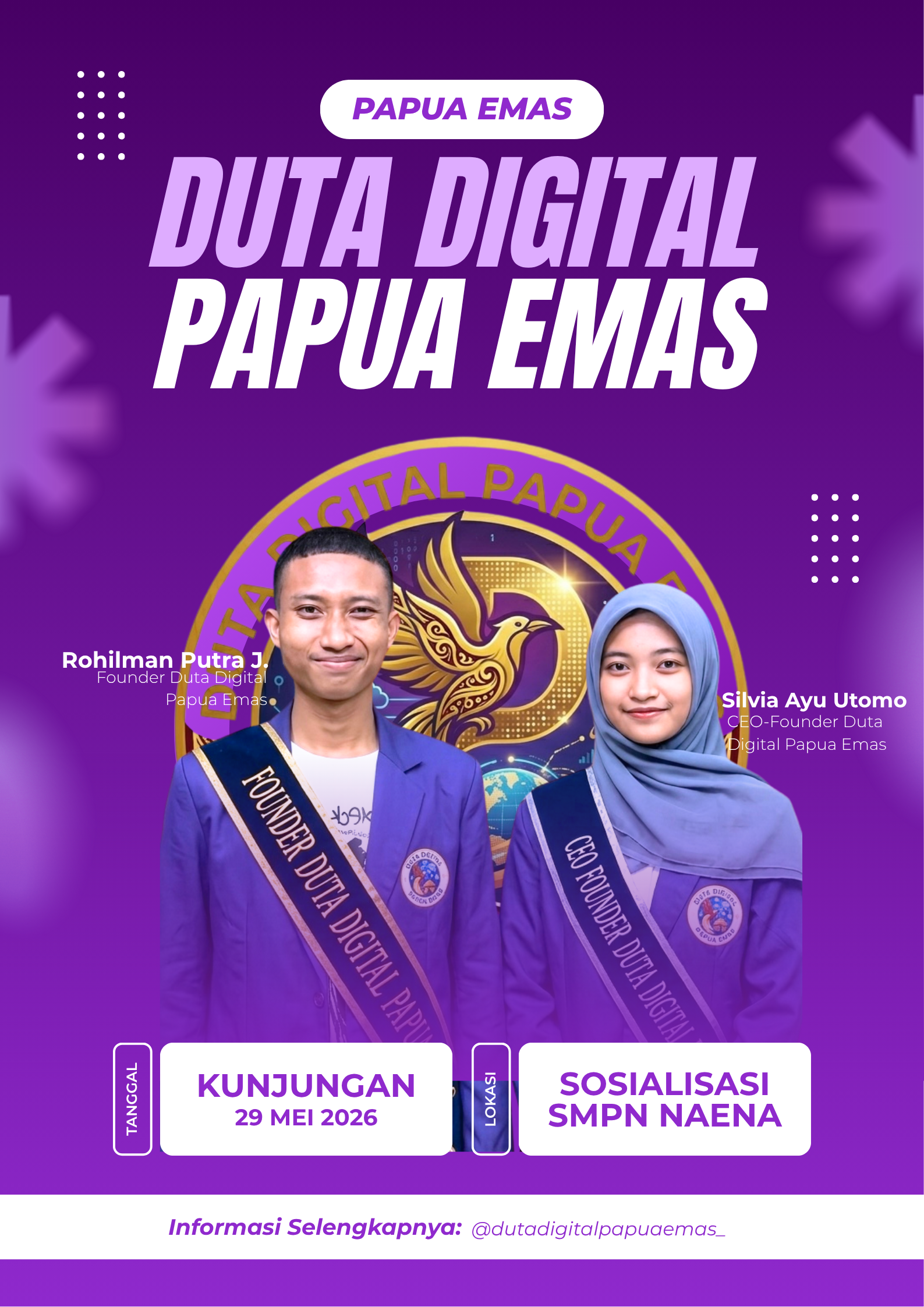 Poster Duta Digital Papua Emas